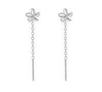 Pendientes colgantes, paquete de aretes vintage de plata de ley 999 para regalos de vacaciones, fiestas familiares, bodas, Plata de ley 999, No es una piedra preciosa