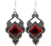 Pendientes colgantes vintage bohemios Pendientes colgantes de cristal Pendientes filigrana ligerUn diseño simple y refinado