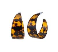 Pendientes colgantes y geométricos simples de acrílico vintage para mujer