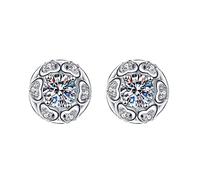 Pendientes completos de aleación con personalidad callejera para boda femenina, talla única, Poliéster, Sin piedra preciosa
