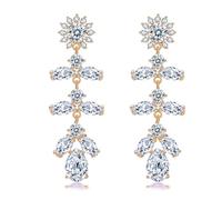 Pendientes Con Diamantes De Imitación Que Detallan Eventos Nocturnos Textura Cobre Para Darle Un Toque A Cualquier Atuendo Elegante