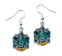 The Carat Shop Pendientes diseño de Harry Potter – Producto oficial con escudo de Slytherin