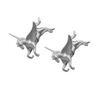 Pendientes con diseños de caballos únicos, tachuelas de aleación cómodas, accesorios de joyería elegantes, perfectos para uso diario, encantadores pendientes de caballo