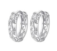 Pendientes con tachuelas de 2 mm, estilo retro, con diseño de dragón, para mujer, joyería de oreja de cobre, para el día de los pendientes, talla única, Metal, Sin piedra preciosa