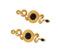 Pendientes con temática de serpiente con diseños intrincados, textura de aleación, adecuados para aretes colgantes diarios, talla única, como se describe, como se describe