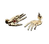 Pendientes Creativos De Del Y Mano Del Infierno Decoraciones Delicadas Para Las Orejas Accesorio Para Fiestas Conciertos Y Ropa Calle Pendientes Diamantes Hell Hand