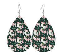 Pendientes Cute Axolotl Kawaii Pattern Aretes Colgantes Decoración Pendientesde Piel Sintética Doble Cara Pendientescolgantes Para Varias Ocasiones De Fiesta Amantes Fiesta