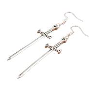 Pendientes Dark Academia, Joyería Witchy, Gran Espada de Gran Tamaño Practical Treatment