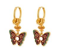 Pendientes de aceite vintage elegantes para mujer, cómodos e hipoalergénicos, con hebillas de oreja únicas