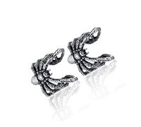 Pendientes de acero inoxidable gótico para motero de acero inoxidable, 2 piezas