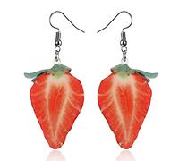 Pendientes de acrílico con diseño de frutas realistas para mujeres y niñas, de Trendy Statement