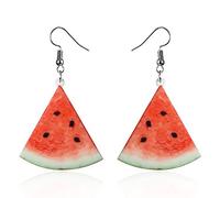 Pendientes de acrílico con diseño de frutas realistas para mujeres y niñas, de Trendy Statement