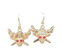 Pendientes de aleación divertidos con forma de animal, fáciles de usar, con tallado detallado, perfectos para eventos temáticos y uso diario, divertidas joyas para fiestas de Halloween