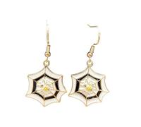 Pendientes de aleación divertidos con forma de animal, fáciles de usar, con tallado detallado, perfectos para eventos temáticos y uso diario, divertidas joyas para fiestas de Halloween