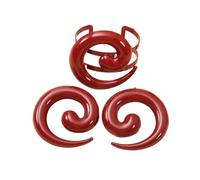 Pendientes de aleación únicos y juego de aretes de remolinos exagerados y juego diseñado para la elegancia cotidiana, joyería de oro de moda, talla única, como se describe