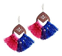 Pendientes de arco iris para mujer, accesorios de orgullo, aretes panexuales para mujer, aretes transgénero, aretes bisexuales, joyería de orgullo - aretes LGBTQ para mujer, regalo del mes del orgullo, L, Madera, Sin gemas.