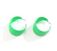 Pendientes de aro coloridos de resina acrílica irregular de los años 70 y 80, bonitos aretes de aro gruesos de caramelo para mujeres y niñas, aretes de caramelo de macarrón, joyería de moda