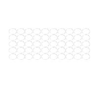 Pendientes de aro de acero inoxidable, 50 piezas, kit de fabricación de joyas de bricolaje liviano para mujeres, accesorios de cuentas artesanales, aros redondos de 35 mm para