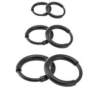 Pendientes de aro de acero inoxidable quirúrgico pendientes de aro pequeños sin fin para uo