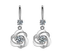 Pendientes de aro de plástico para niña, creativo, con diamantes de cristal, para mujer, pendientes largos, pendientes de aro vintage, talla única, Acero aleado, Sin piedra preciosa