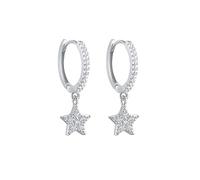 Pendientes de aro de plata de ley 925 con varios estilos y circonita para mujer, color dorado y plateado, joyería de moda, talla única, Ágata