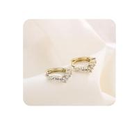 Pendientes de aro de plata de ley 925 para mujer, pequeños aretes de aro de oro para mujer, regalos para mejor amiga, dama de honor, mamá, coloridos, hipoalergénicos, ligeros aretes Huggie, talla