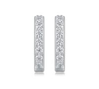 Pendientes de aro de plata S925, modernos, para uso diario, adecuados para regalar