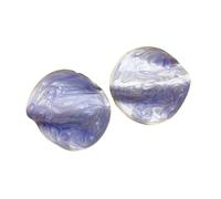 Pendientes de aro degradados con postes chapados en plata, elegantes colgantes ideales para los amantes de la moda, aretes degradados vintage, One Size, como se describe, como se describe