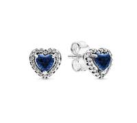 Pendientes de aro doble con forma de corazón bañados en plata de ley 925 for mujer, joyería hipoalergénica de bricolaje a la moda, regalo(B5424)