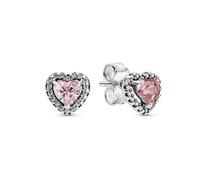 Pendientes de aro doble con forma de corazón bañados en plata de ley 925 for mujer, joyería hipoalergénica de bricolaje a la moda, regalo(B5426)