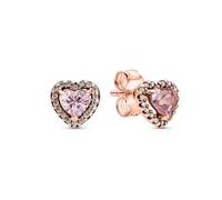 Pendientes de aro doble con forma de corazón bañados en plata de ley 925 for mujer, joyería hipoalergénica de bricolaje a la moda, regalo(B5506)
