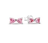 Pendientes de aro doble con forma de corazón bañados en plata de ley 925 for mujer, joyería hipoalergénica de bricolaje a la moda, regalo(B5599)