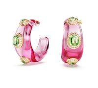 Pendientes de aro Dulcis, Tallas mixtas, Multicolores, Acabado en oro de 18 quilates OS