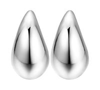 Pendientes de aro gruesos para mujer, aretes de lágrima para mujer, aro abierto hueco con gotas de agua, aretes gruesos de oro, aretes ligeros de gota de agua, joyería de moda para mujeres y niñas