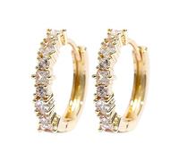 Pendientes de aro hipoalergénicos de plata de ley 925 para mujer, pequeños, dorados, para el día de la madre y el día de la madre, regalo de cumpleaños, ligeros, con perlas y lágrimas, talla única,