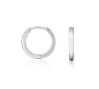 Pendientes de aro hipoalergénicos de titanio puro Limerencia G23 para mujeres y niñas con orejas sensibles (8 milímetros, Plata)