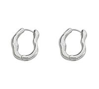 Pendientes de aro irregulares con forma geométrica, aretes únicos y simples, de metal, para personas con estilo, estilo punk rock, talla única, como se describe, como se describe