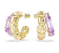 Pendientes de aro Millenia, Tallas mixtas, Multicolores, Acabado en oro de 18 quilates OS