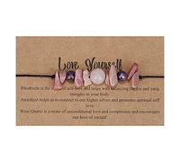 Pendientes de aro para mujer, cuerda de los años 70, hecha a mano, pulsera tejida de piedra, joyería para mujeres y niñas, relojes finos, talla única, Piedra natural, No es una piedra preciosa