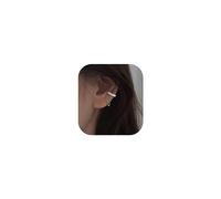 Pendientes de aro para mujer, sin perforación, para cartílago, aretes de clip de moda con perlas y diamantes de imitación, joyería de regalo para adolescentes y niñas, Cobre, Circonia cúbica
