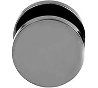 Pendientes de aro para mujer y niña, hombres Cool Punk redondo negro de acero inoxidable oreja de clavo Piercing pendientes de 3 mm - 14 mm pendientes regalo de cumpleaños joyas de ma