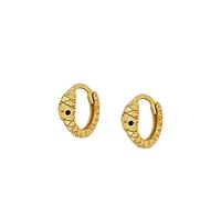 Pendientes de Aro para Mujeres Piercing Pendientes de Serpiente Perla Coloridos Pendientes de Joyería Fina, LYLSSSDH, 1
