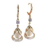 Pendientes de aro para mujeres y hombres, con personalidad de ángel y diablo, joyería para mujeres jugadoras, talla única, Metal