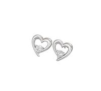 Pendientes de aro pequeños 2024 Ne W de gama alta, aretes de amor huecos pequeños y elegantes para mujer, aretes artísticos para mujer, talla única, Metal, Sin piedra preciosa