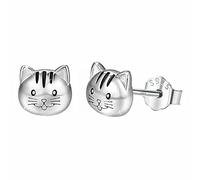 Pendientes de aro pequeños de nutrias marinas, versión coreana, pequeños aretes de animales marinos frescos y encantadores, aretes largos de perlas para mujer, A, Resina, Sin piedra preciosa