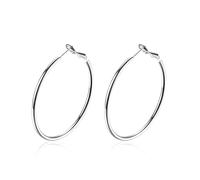 Pendientes De Aro Redondos Criollos De Plata De Ley 925 De 50 Mm/ 60 Mm/ 70 Mm/ 80 Mm Pendientes De Mujer Joyas,80mm