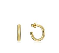 Pendientes de aro Viceroy Jewels en plata de ley 13060E100-06 (20 x 3 mm, dorado)