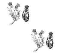 Pendientes de Aros de Cardo Pinsas de Hojas de Arce Broches Broche de régimen de diezu riálería Broche Men Anillos de Oro para Mujeres Joyas