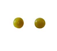 Pendientes de aventurina verde, ágata roja, jade blanco, piedra de limón amarillo, plata 925, regalo de joyería, Medio, Metal, Sin piedra preciosa