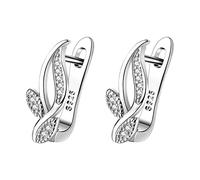 Pendientes de bailarina para mujer y pendientes de aro ligeros para cartílago autismo, talla única, Cobre, Sin piedra preciosa